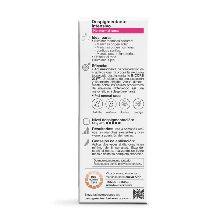 bella aurora bio10 forte tratamiento despigmentante intensivo piel normal 30ml