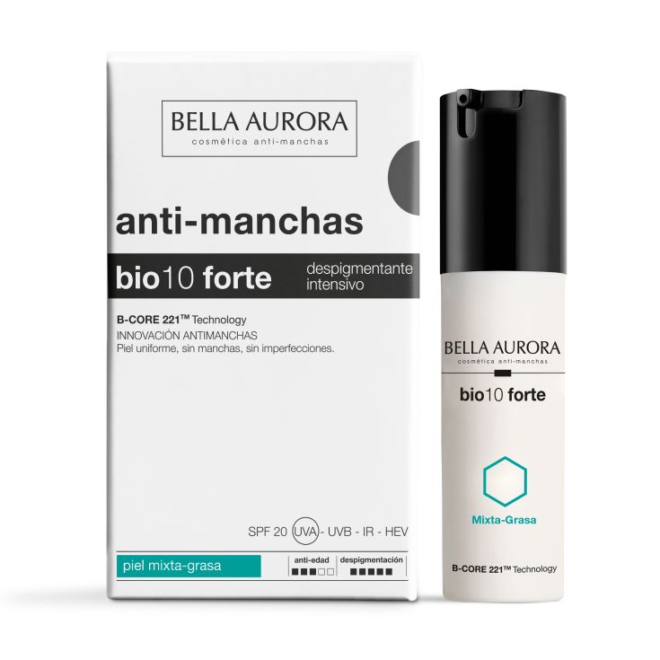 bella aurora bio10 forte tratamiento despigmentante intensivo piel mixta-grasa 30ml