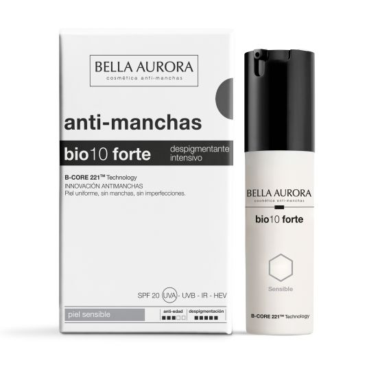 bella aurora bio10 forte tratamiento despigmentante intensivo piel sensible 30ml