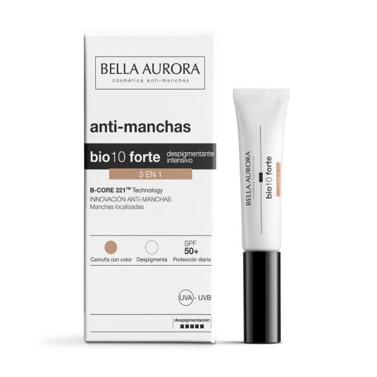 bella aurora bio 10 forte 3en1 despigmentante manchas localizadas 10ml