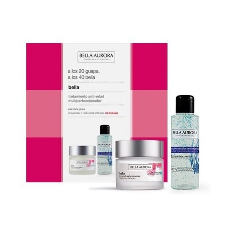 bella aurora pack crema dia spf50 piel mixta-grasa 50ml + solucion micelar anti-manchas 100ml bella aurora pack crema dia spf50 piel mixta-grasa 50ml + solucion micelar anti-manchas 100ml