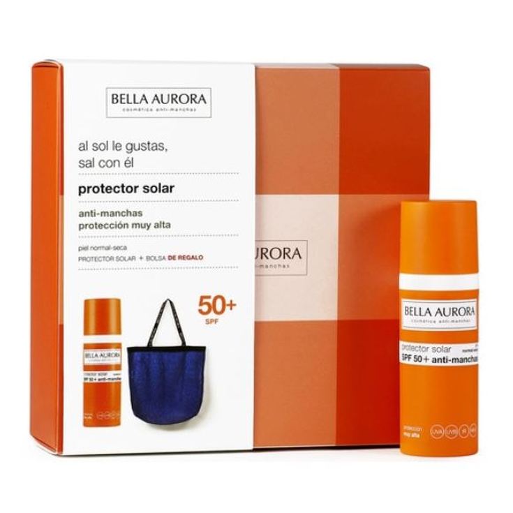 bella aurora protector solar facial p. normal-seca spf50+ 50ml+ bolso regalo bella aurora protector solar facial p. normal-seca spf50+ 50ml+ bolso regalo