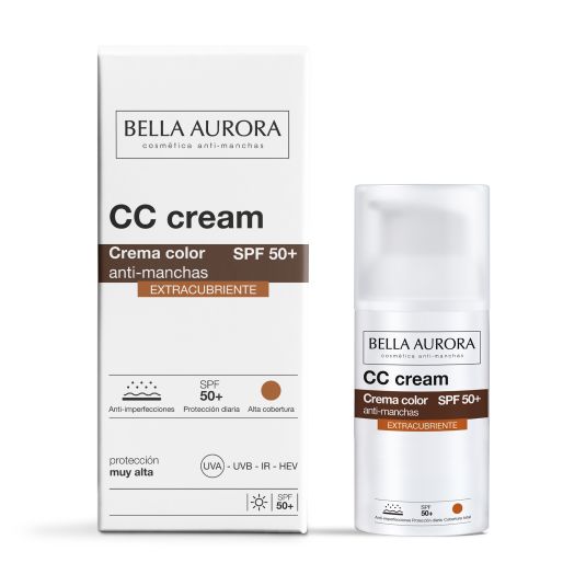 bella aurora cc cream extracubriente spf50+ 30ml