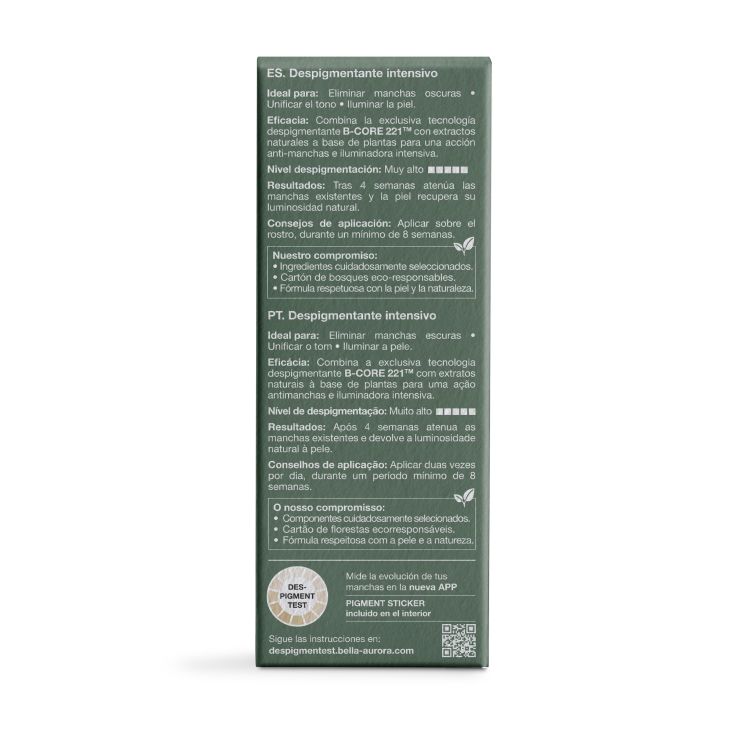 bella aurora anti-manchas bio10 forte botanic serum 30ml