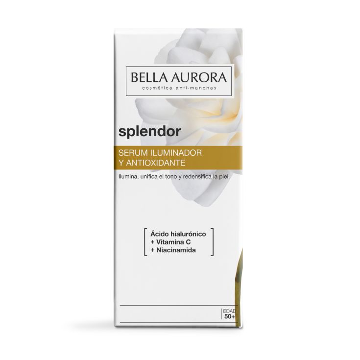 bella aurora splendor serum vit.c y acido hialuronico 30ml