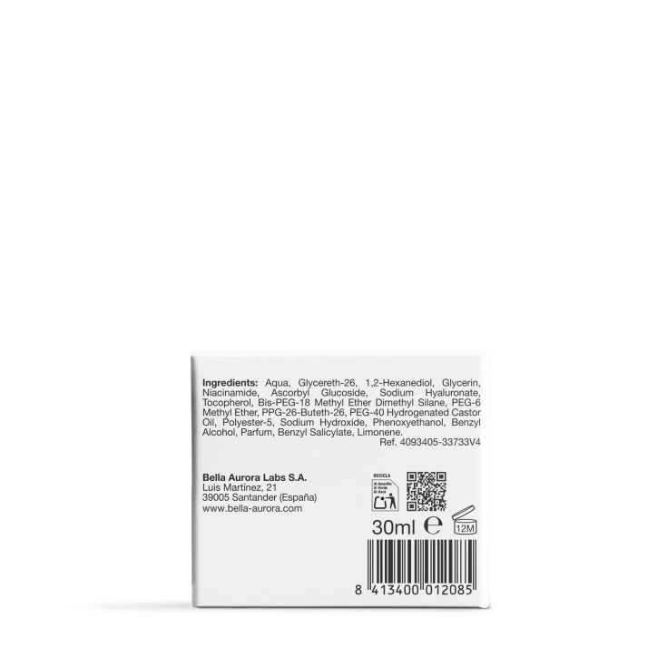 bella aurora splendor serum vit.c y acido hialuronico 30ml