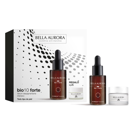 bella aurora bio10 forte serum despigmentante 30ml set 2 piezas