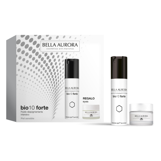 bella aurora bio-10 forte fluido despigmentante piel sensible 30ml set 2 piezas bella aurora bio-10 forte fluido despigmentante piel sensible 30ml set 2 piezas