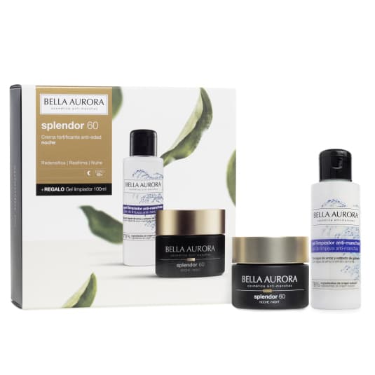 b. urora splendor 60 crema noche 50ml set 2 piezas