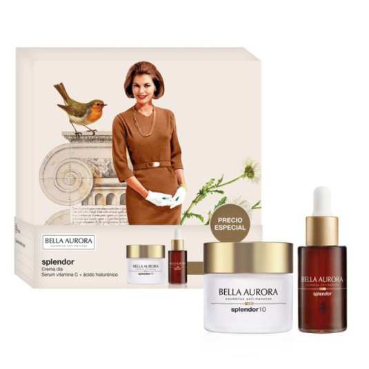 bella aurora splendor 10 crema dia 50 ml + serum splendor bella aurora splendor 10 crema dia 50 ml + serum splendor