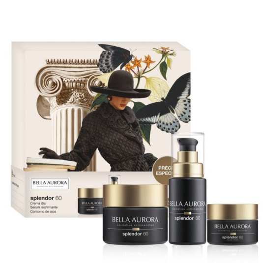 b.aurora splendor 60 crema dia + serum + contorno de ojos set b.aurora splendor 60 crema dia + serum + contorno de ojos set