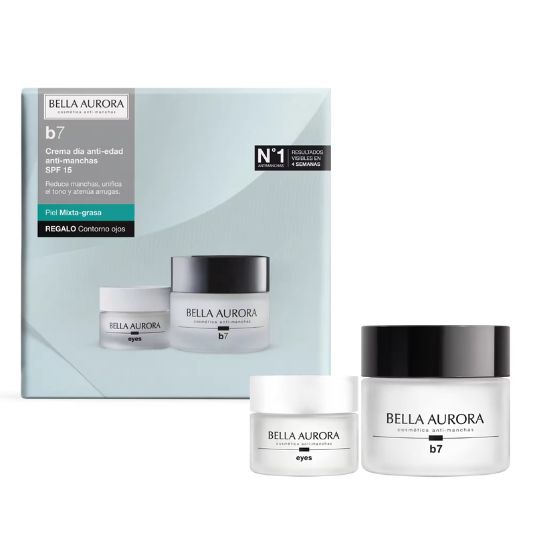 bella aurora b-7 antimanchas piel mixta 50ml+ojos