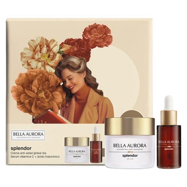 bella aurora splendor día antiedad 50ml + serum vitamina c 30ml bella aurora splendor día antiedad 50ml + serum vitamina c 30ml
