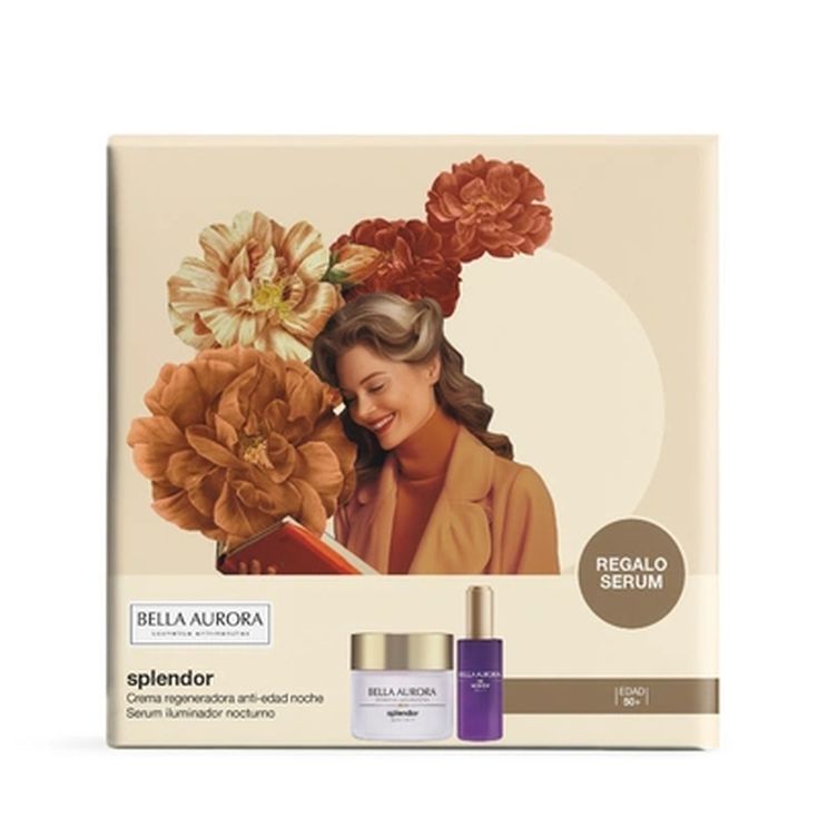 bella aurora splendor 10 de noche regeneradora 50 ml + serum noche 30 ml