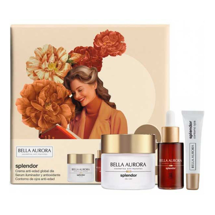 bella aurora set splendor 10 crema de día antiedad 50ml + serum vitamina c 30ml + splendor 10 contorno de ojos antiedad 15ml bella aurora set splendor 10 crema de día antiedad 50ml + serum vitamina c 30ml + splendor 10 contorno de ojos antiedad 15ml