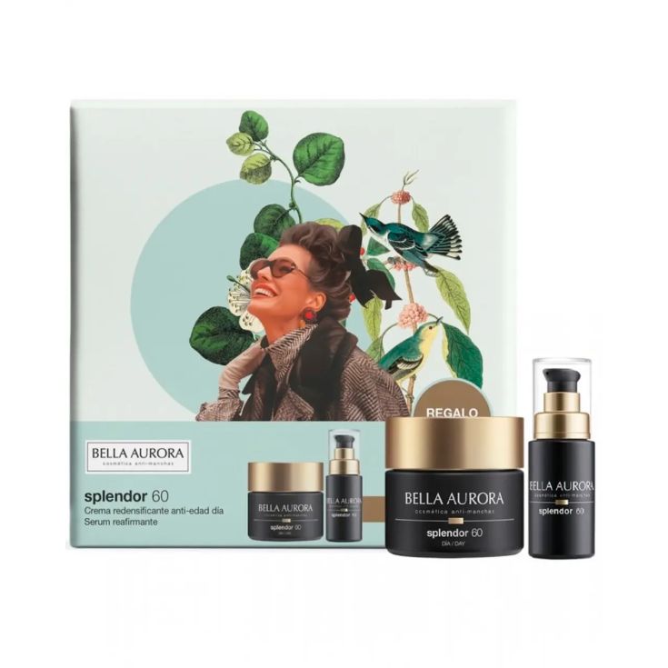 bella aurora splendor 60 50ml + serum reafirmante splendor 60 30ml bella aurora splendor 60 50ml + serum reafirmante splendor 60 30ml