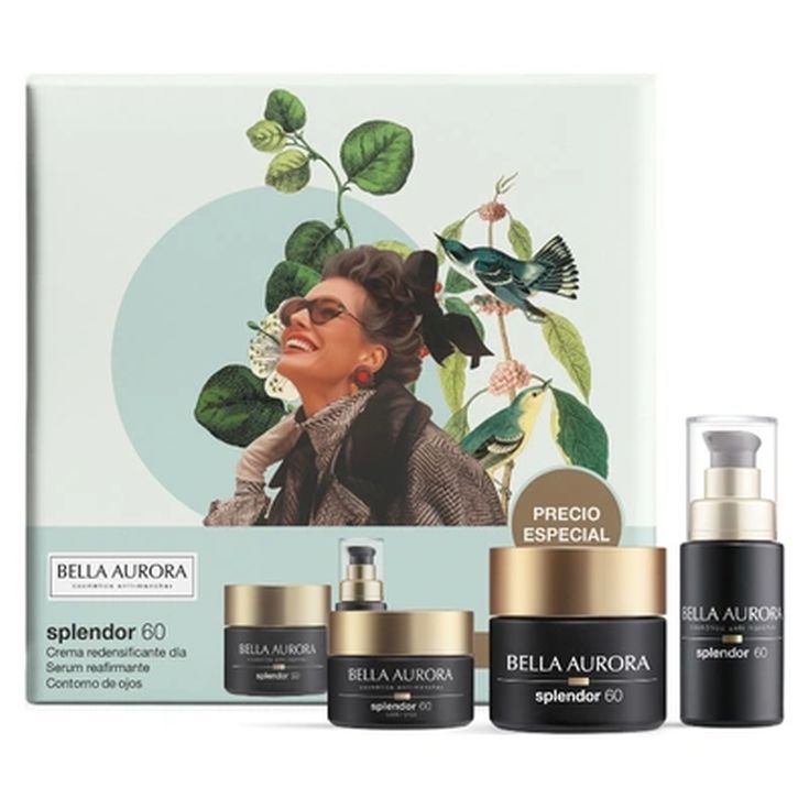 bella aurora splendor 60 50ml + serum reafirmante splendor 60 30ml + contorno de ojos splendor 60 reafirmante 15ml bella aurora splendor 60 50ml + serum reafirmante splendor 60 30ml + contorno de ojos splendor 60 reafirmante 15ml