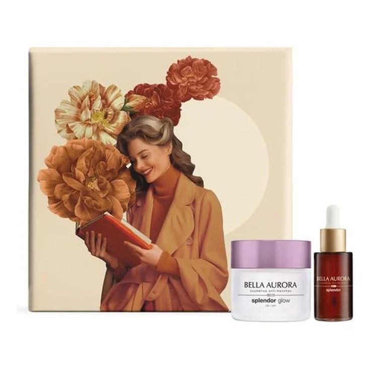 bella aurora splendor día antiedad 50 ml + serum vitamina c 30 ml
