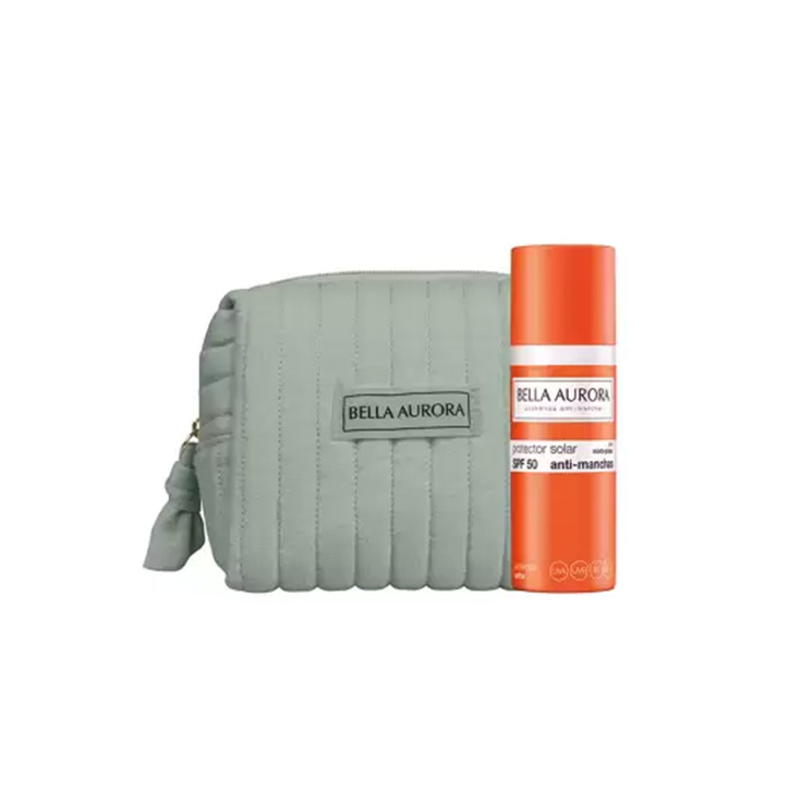 bella aurora solar f50 gel crema piel mixta 50ml+neceser