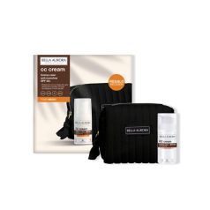 bella aurora cc cream tono medio 30ml+ neceser