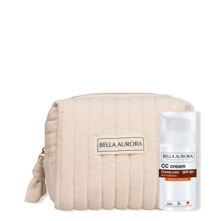 bella aurora cc cream extracubrie spf50+ neceser