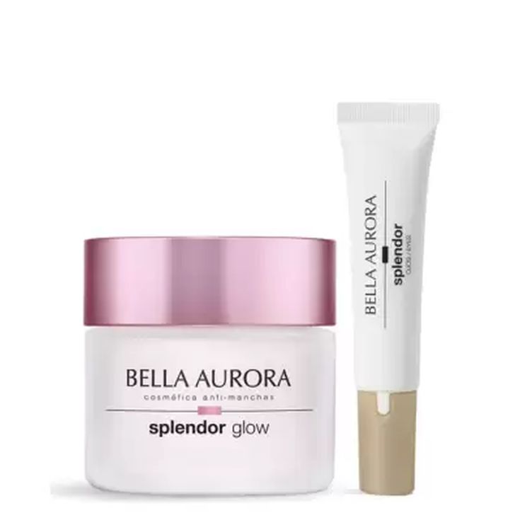 bella aurora splendor glow dia+ contorno ojos