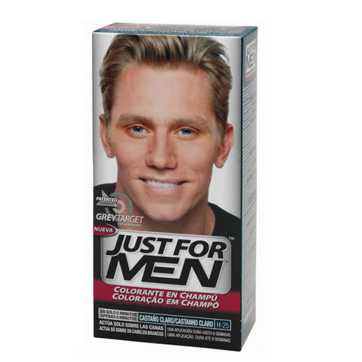 just for men colorante en champu castaño claro 30ml just for men colorante en champu castaño claro 30ml