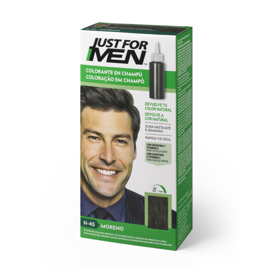 just for men colorante en champu moreno natural 30ml