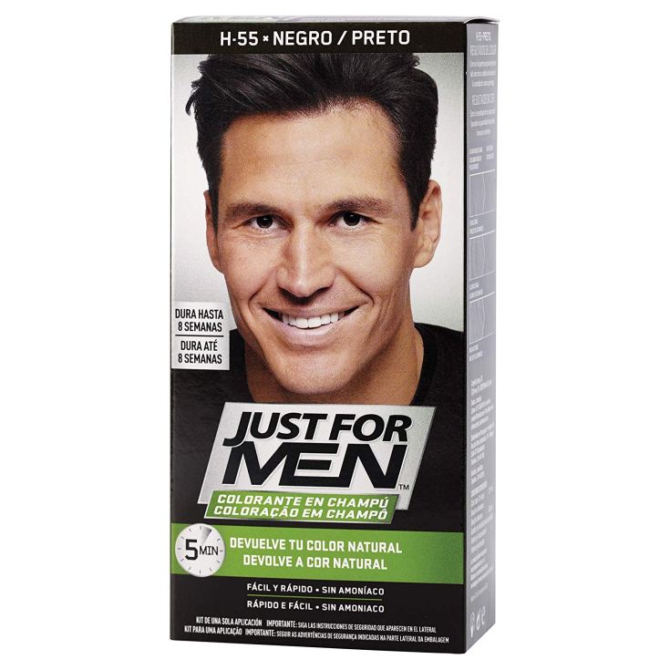 just for men colorante en champu negro natural 30ml just for men colorante en champu negro natural 30ml