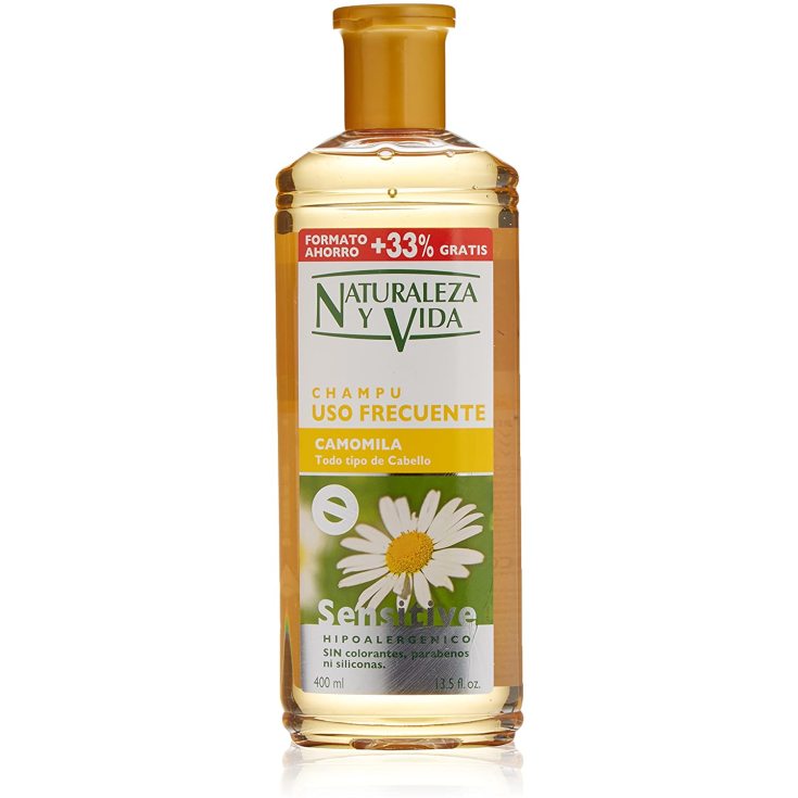 naturaleza y vida sensitive camomila champu 300+100ml naturaleza y vida sensitive camomila champu 300+100ml