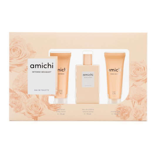 amichi intense bouquet eau de toilette 75 estuche 3 piezas