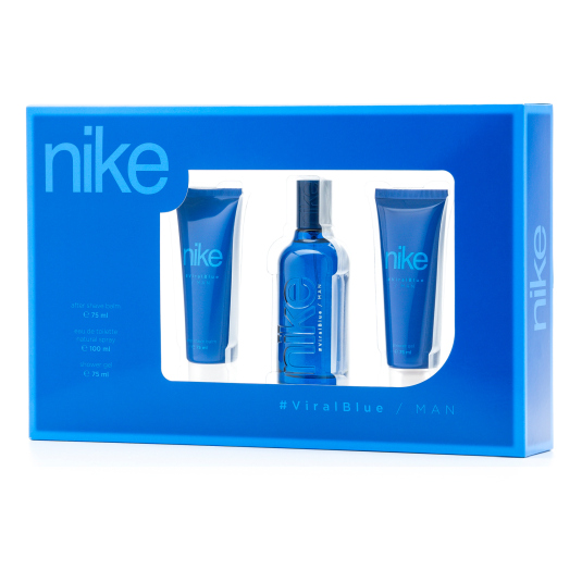 nike man #viral lblue eau de toilete 100ml estuche 3 piezas