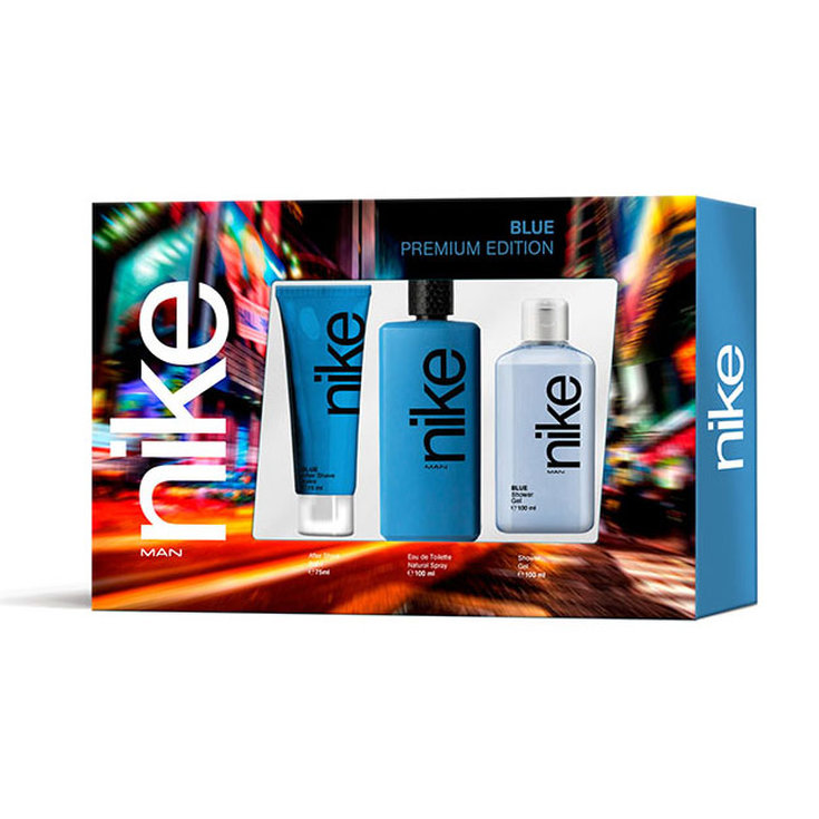 nike men blue premium edition edt 100ml estuche 3 piezas nike men blue premium edition edt 100ml estuche 3 piezas