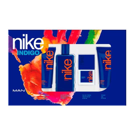 nike man indigo eeau de toilette 100ml estuche 4 piezas