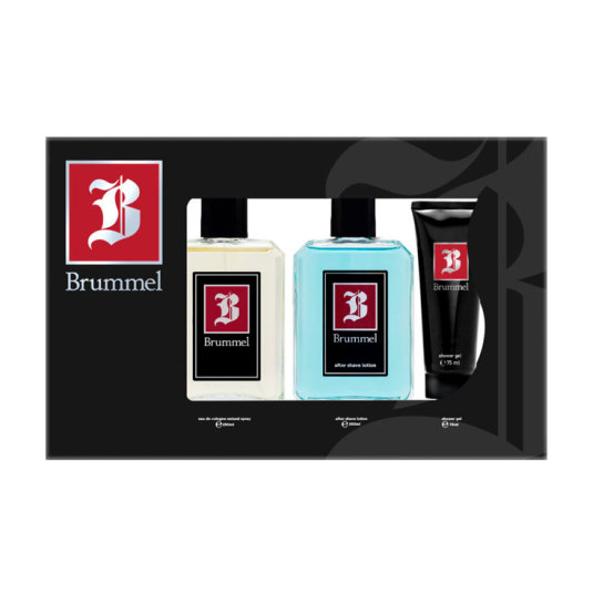 brummel eau de toilette 250ml estuche 3 piezas 