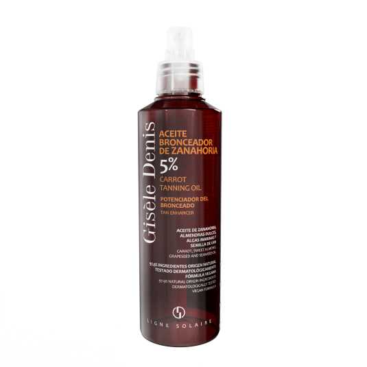 gisèle denis aceite bronceador de zanahoria 200ml 