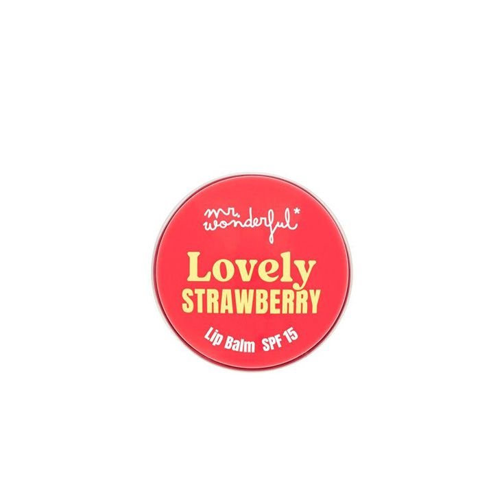 mr wonderful lipbalsamo labial strawberry 15 ml mr wonderful lipbalsamo labial strawberry 15 ml