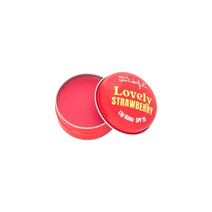 mr wonderful lipbalsamo labial strawberry 15 ml