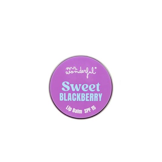 mr wonderful balsamo labial blackberry 15 ml