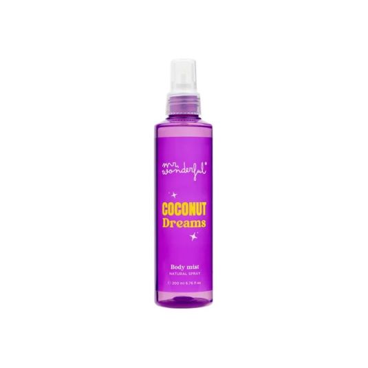 mr wonderful coconut dreams body mist 200ml
