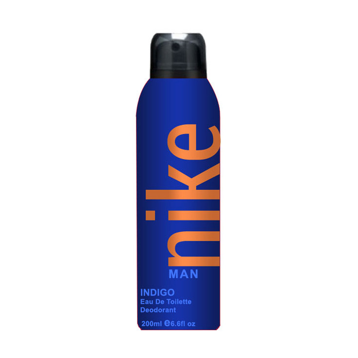 imagen Descubrimiento huella nike colors indigo man desodorante spray 48h 200ml - delaUz