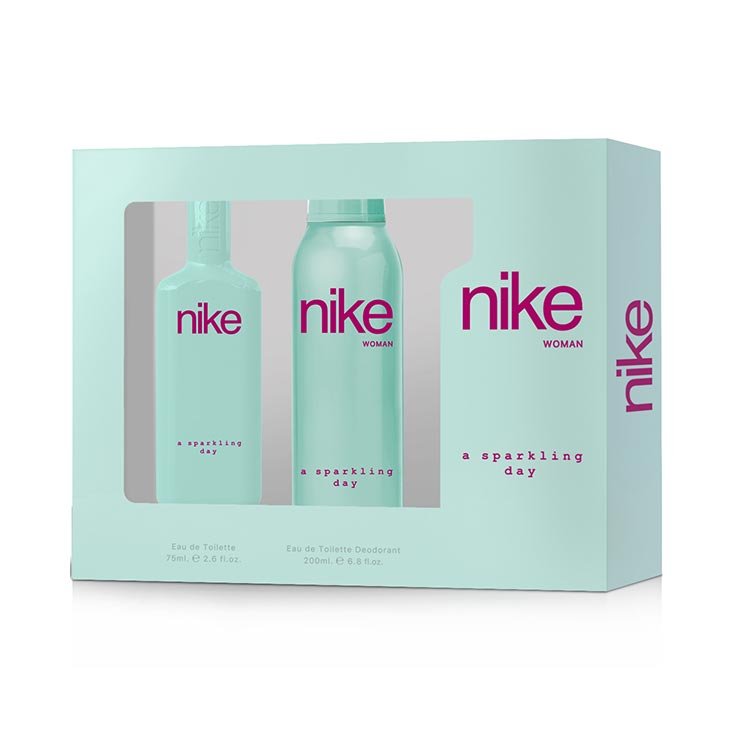 nike woman sparkling day estuche eau de toilette 2 piezas nike woman sparkling day estuche eau de toilette 2 piezas