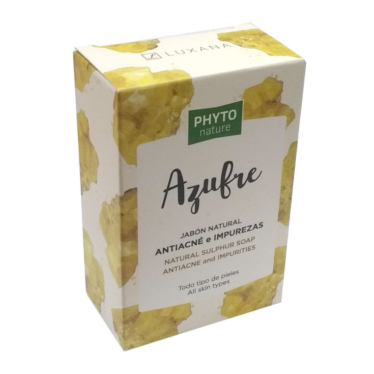 phyto nature pastilla jabon natural azufre anti-acne e impurezas 120g