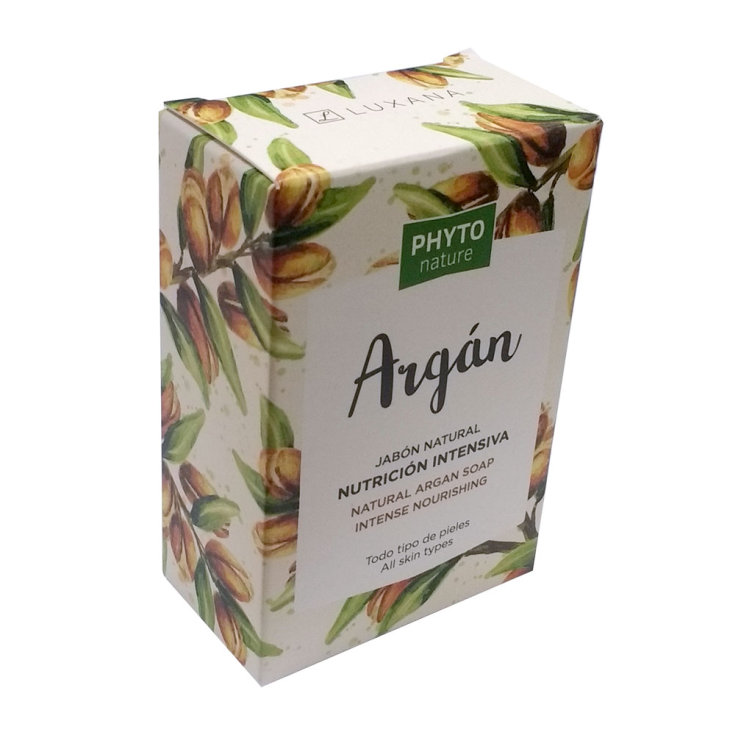 phyto nature pastilla jabon natural aceite de argan hidratacion intensa 120g