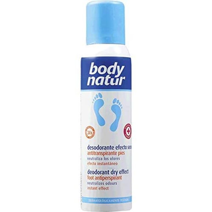 body natur desodorante antitranspirante para pies efecto seco 150ml - delaUz