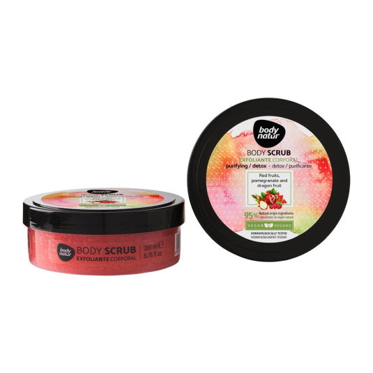 body natur exfoliante corporal de frutos rojos 200ml