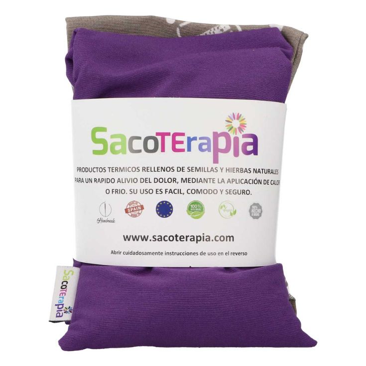sacoterapia basico morado hoja+funda sacoterapia basico morado hoja+funda