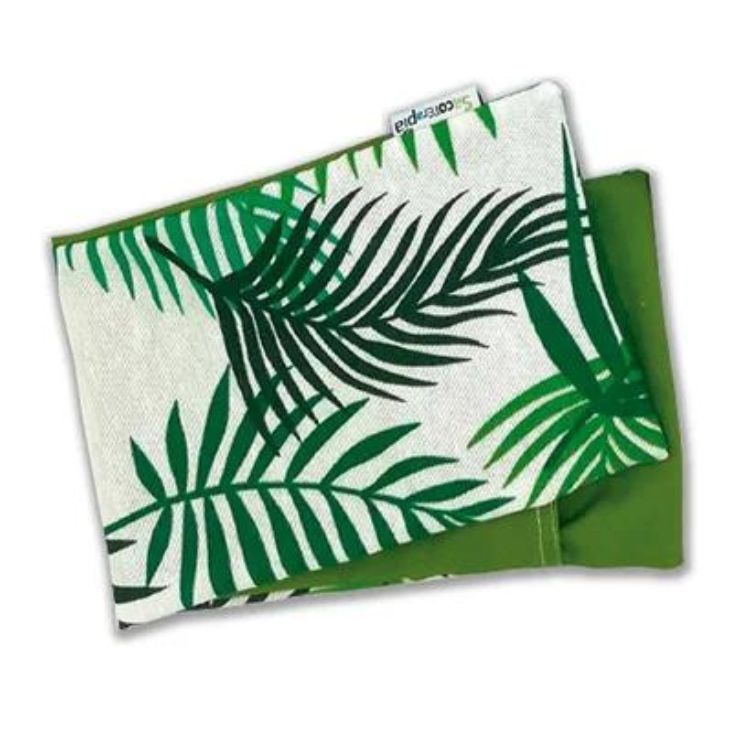 sacoterapia basico palmeras verde+funda sacoterapia basico palmeras verde+funda
