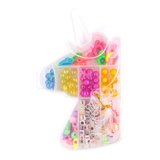 kit abalorios para pulseras en forma unicornio