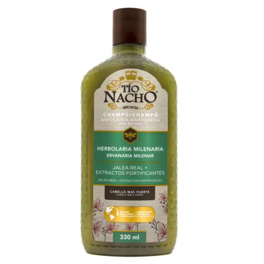 tio nacho champu anticaida herbolaria 330ml